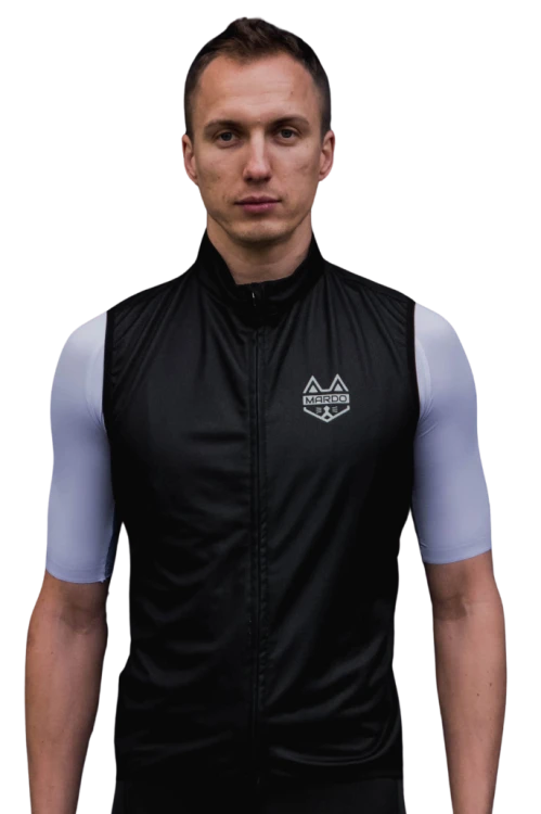 Kamizelka rowerowa czarna