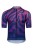 Koszulka rowerowa męska fioletowa air violet - przód