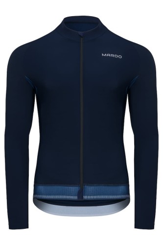 Bluza rowerowa męska granatowa - przód