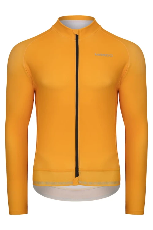 Bluza rowerowa męska hiszpańska pomarańcza - przód