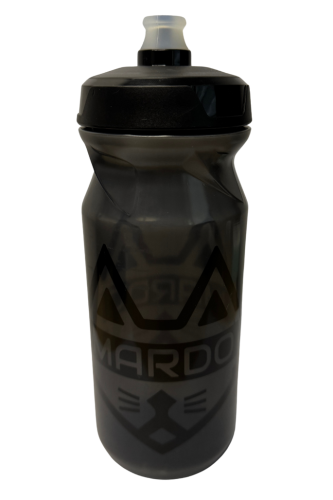 Bidon do roweru 650 ml czarny dymiony