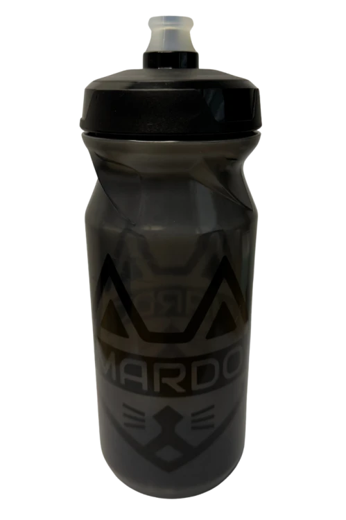 Bidon do roweru 650 ml czarny dymiony