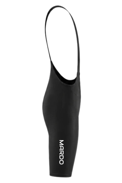 Męskie spodenki rowerowe czarne (model 3.0) - bok