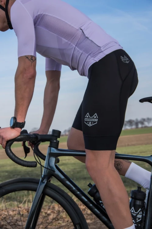 Spodenki rowerowe męskie czarne