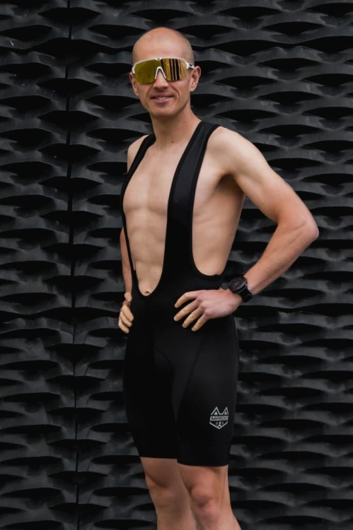 Spodenki rowerowe męskie czarne