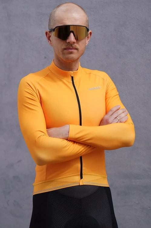 Bluza rowerowa męska hiszpańska pomarańcza