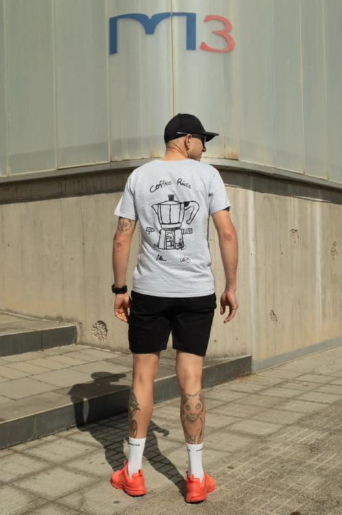Koszulka szara Coffe Ride