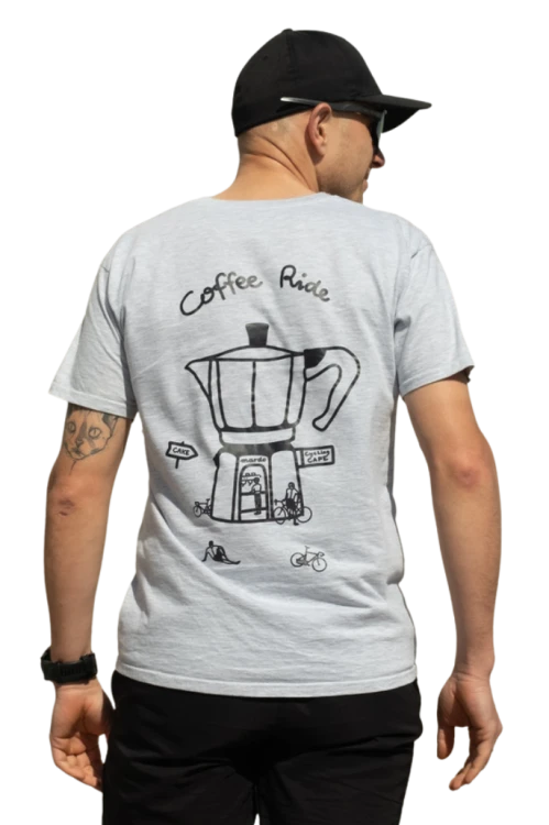 Koszulka szara Coffe Ride